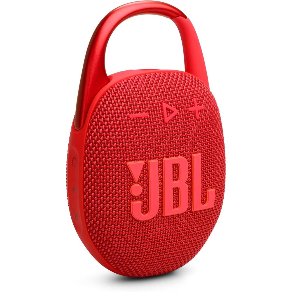 JBL Clip 5 altavoz bluetooth ultraportátil, resistente al agua | Rojo