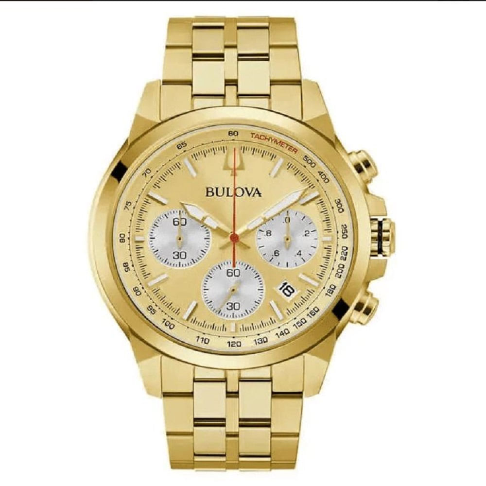 RELOJ BULOVA SURVEYOR DORADO CRONOGRAFO