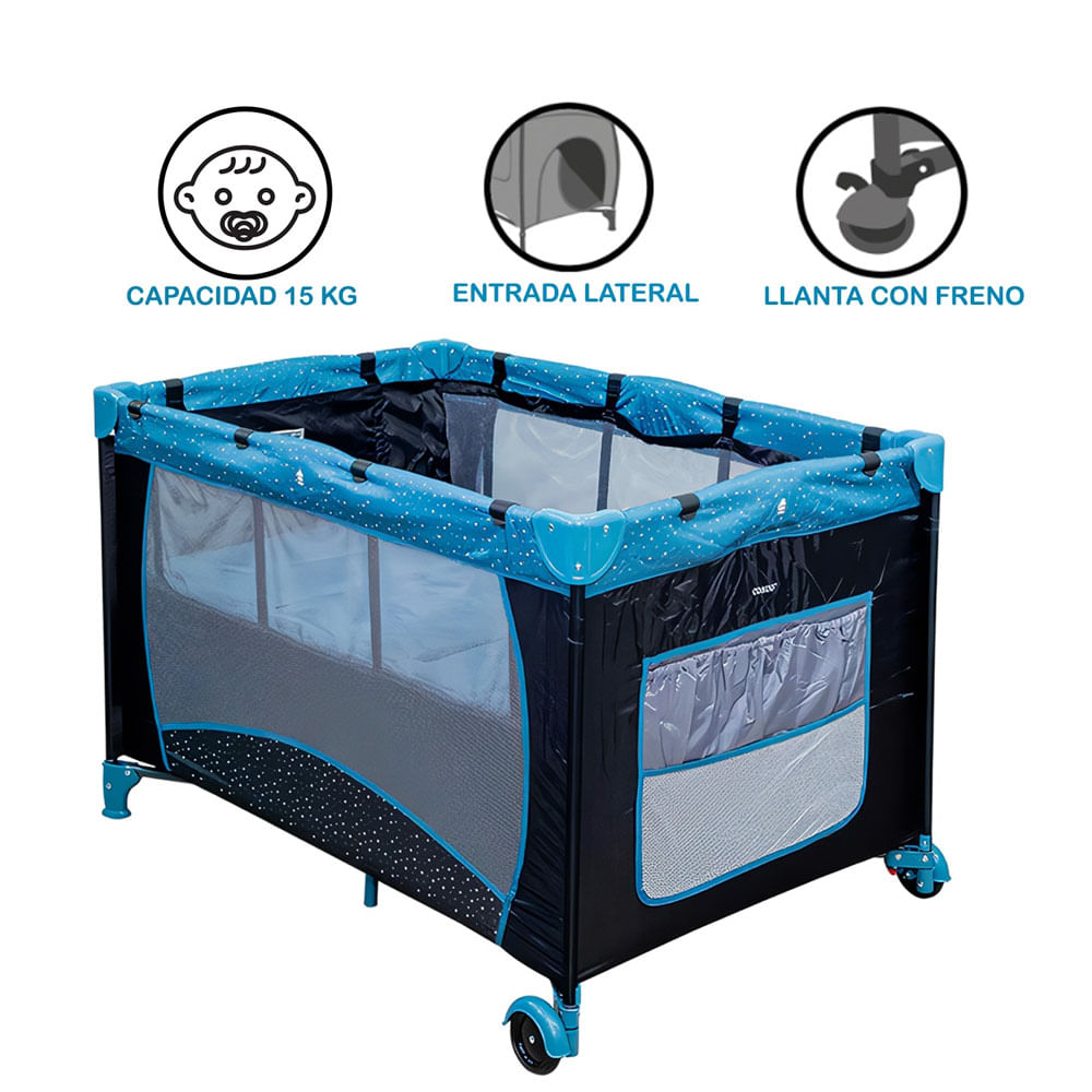 Cuna Corral Pack and Play Stella Azul Cuna Corral Pack and Play Stella Azul
