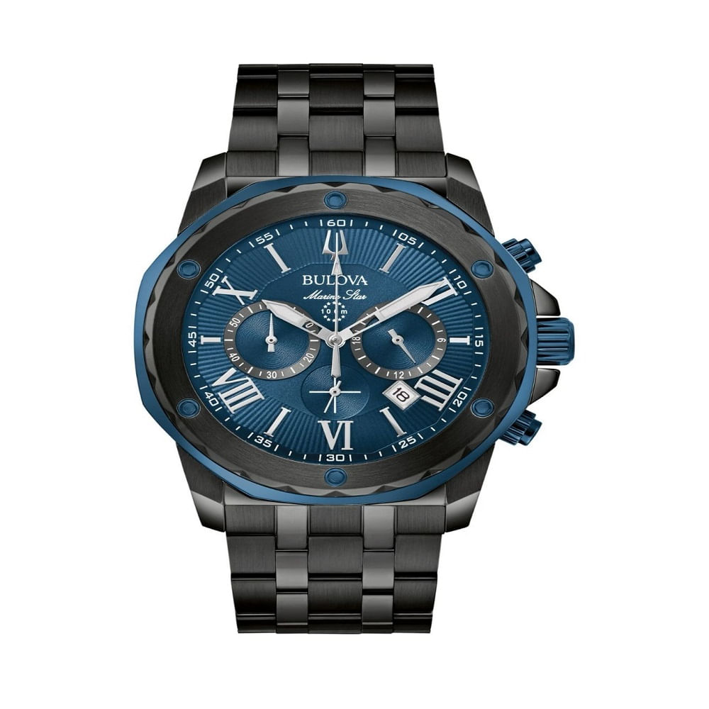 RELOJ BULOVA MARINE STAR BLACK CRONOGRAFO