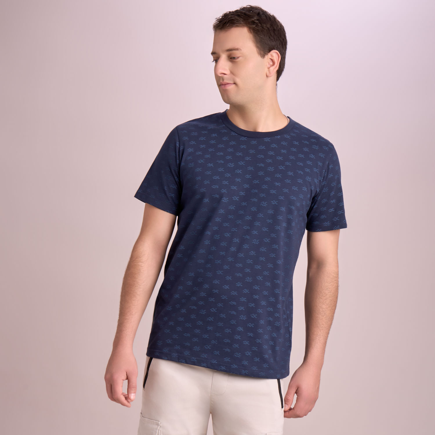 Polo Hombre Amc Microprint