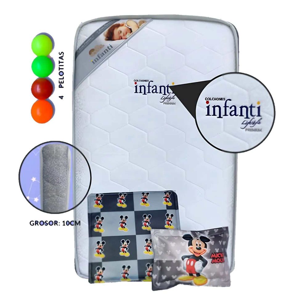 Colchón de bebé para cunas pack and play 10cm Gris Colchón de Bebé para Cunas Pack and Play Gris Colchón de bebé para cunas pack and play 10cm Gris Colchón de Bebé para Cunas Pack and Play Gris