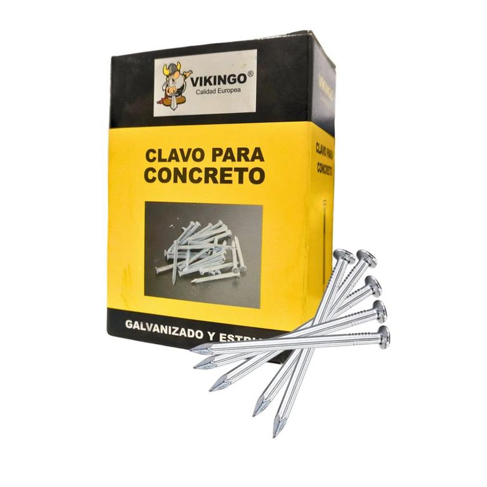 CLAVO PARA CONCRETO 2. 1/2", 100 PZAS