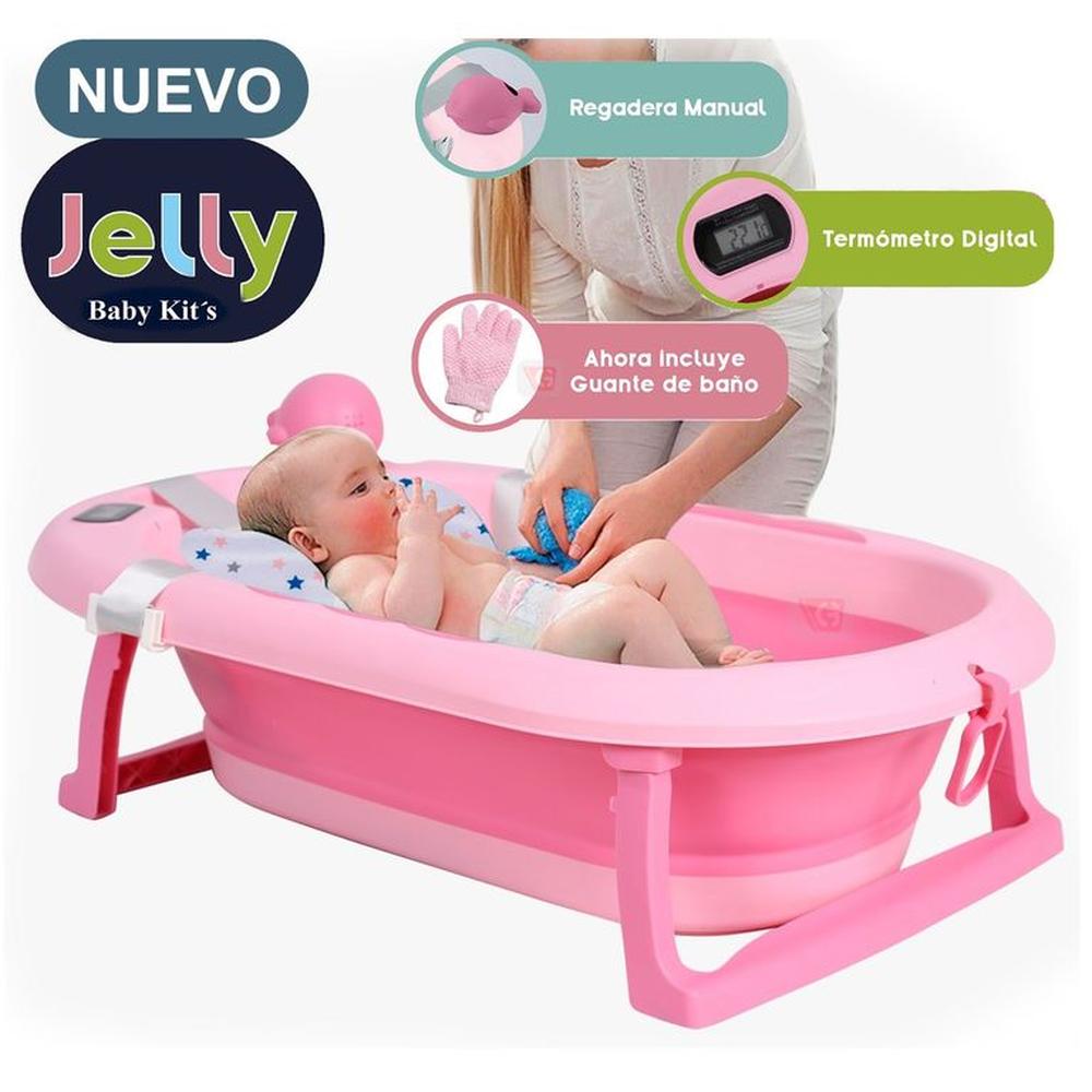 Bañera Plegable JELLY Con Termostato PINK
