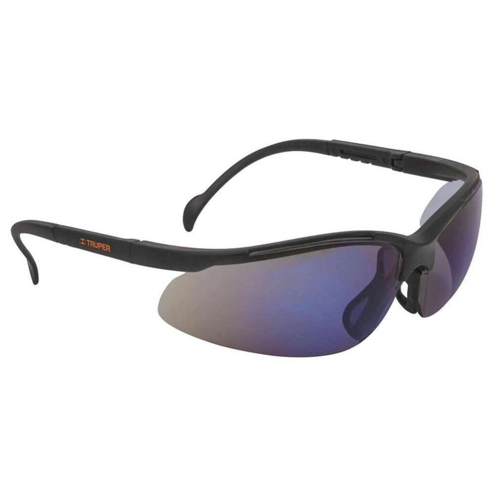 LENTES DE SOL LENTES DE SEGURIDAD AJUSTABLES ESPEJO AZUL TUPER VISION NEGRO