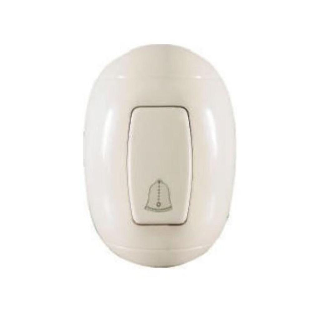 Pulsador timbre simple para sobreponer home light