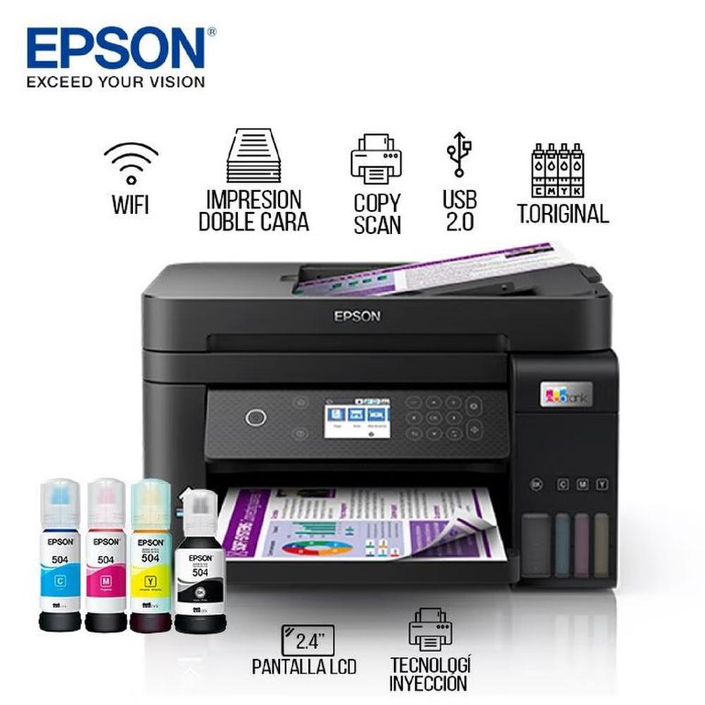 Impresora Epson Multifuncional Wifi EcoTank L6270