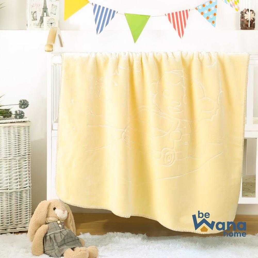 Manta para Bebe Suave Polar Alto Relieve Yellow
