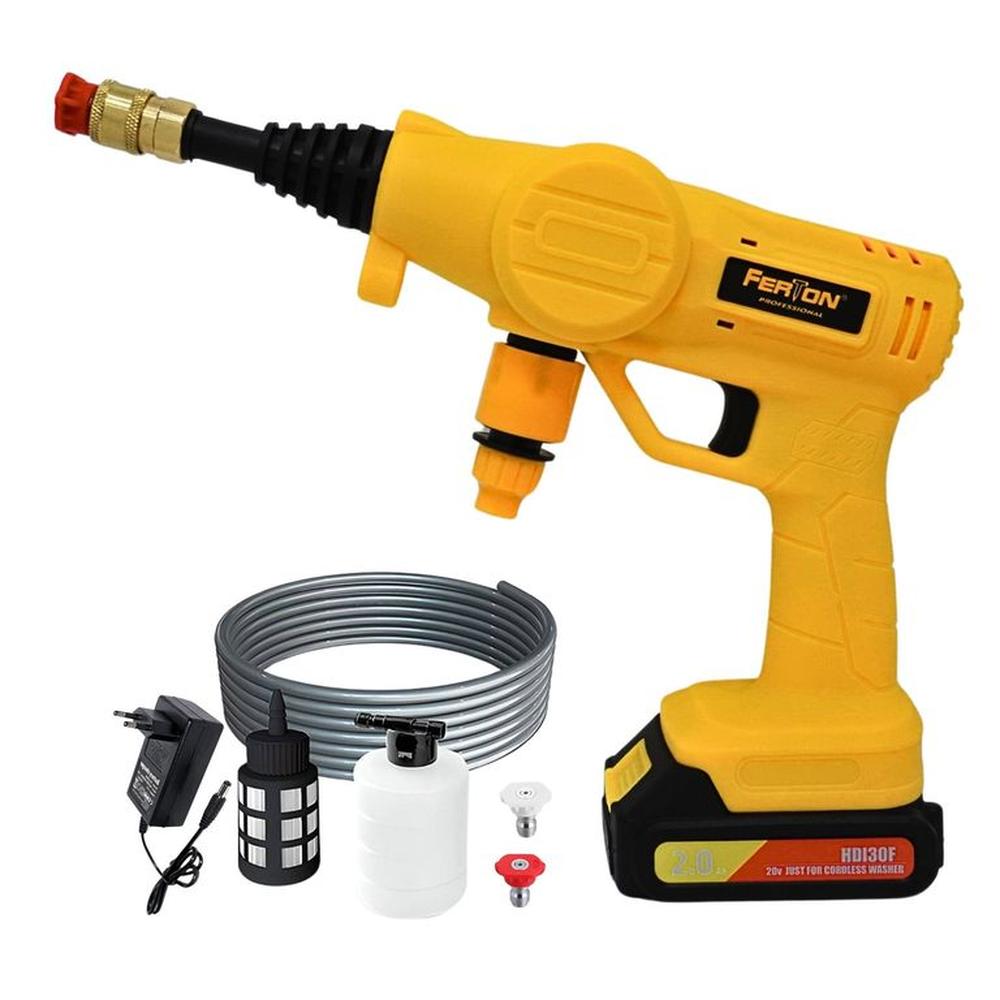 Hidrolavadora inalámbrica 20V Alta Presión LIMPIEZA PROFUNDA FERTON