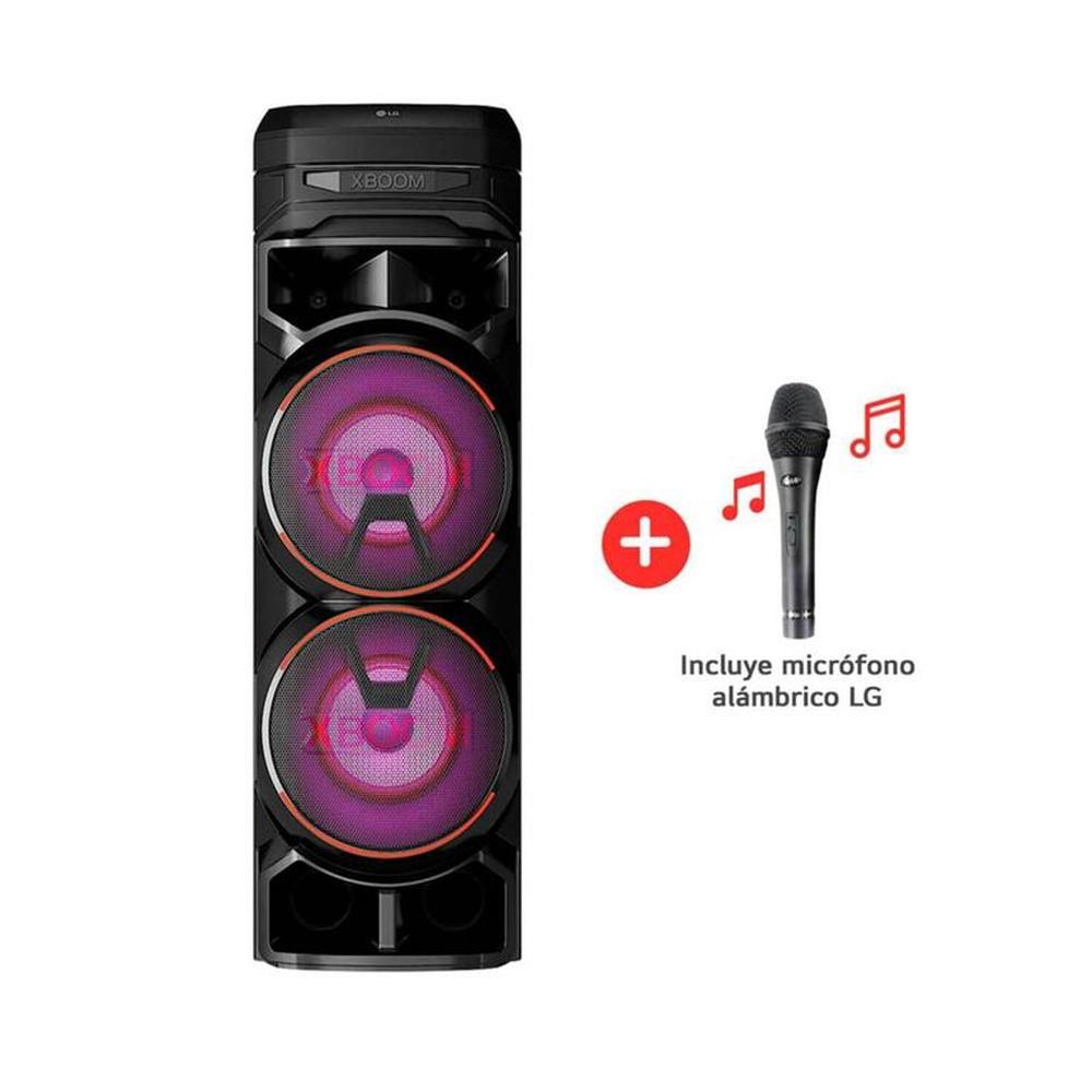 Torre de Sonido LG XBOOM con Bluetooth y Karaoke RNC9 con Microfono