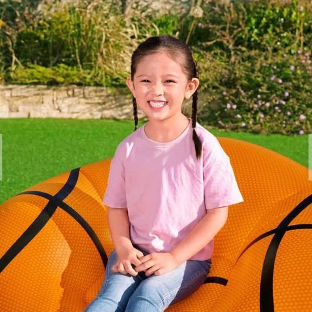 Sillón Hinchable Infantil de Baloncesto Bestway NARANJA
