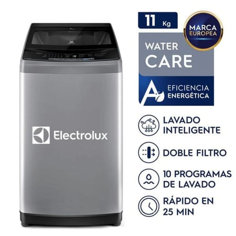Lavadora Carga Superior 11kg Premium Care Gris Electrolux EWIW11F2USVG