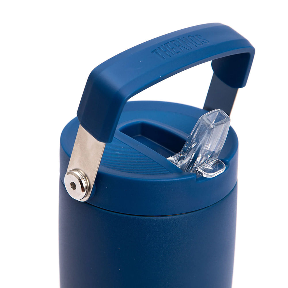 Vaso Térmico 850 ml Thermos Para Líquidos Straw Outdo Azul