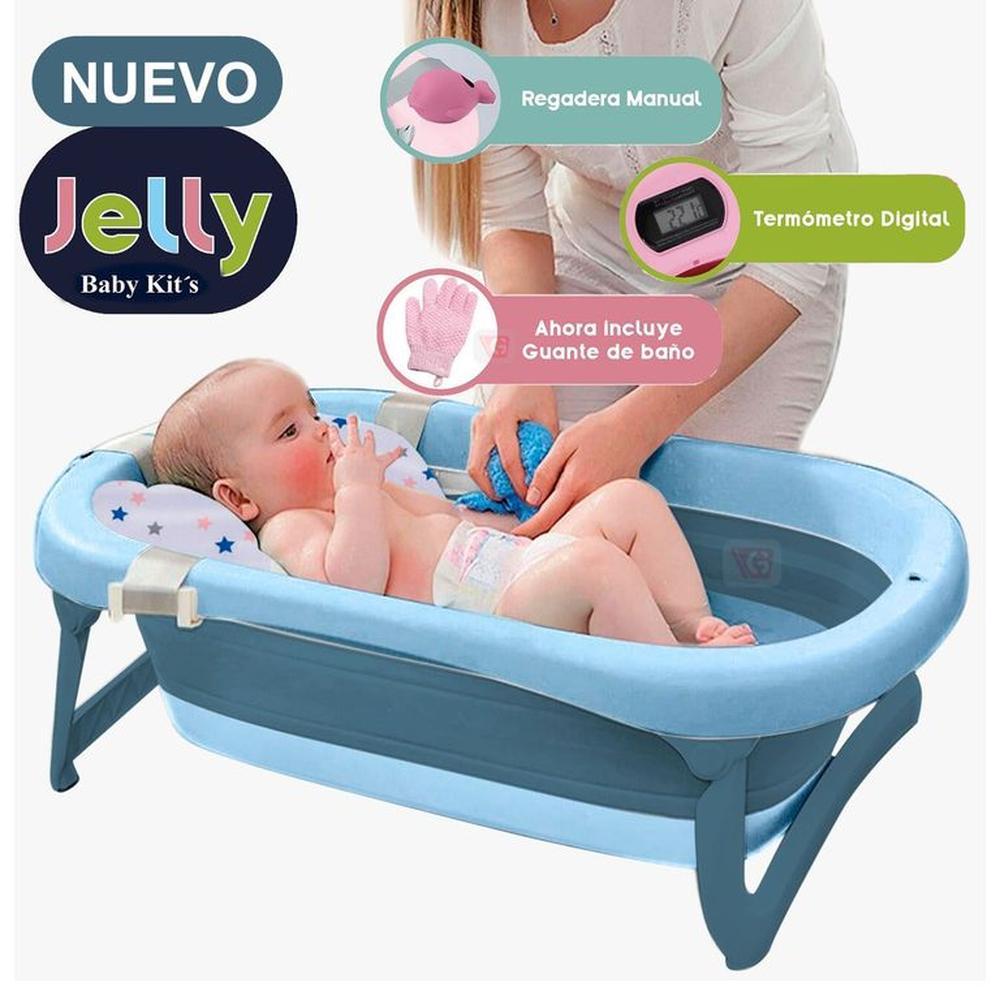 Bañera Pleglable JELLY Con Termostato BLUE