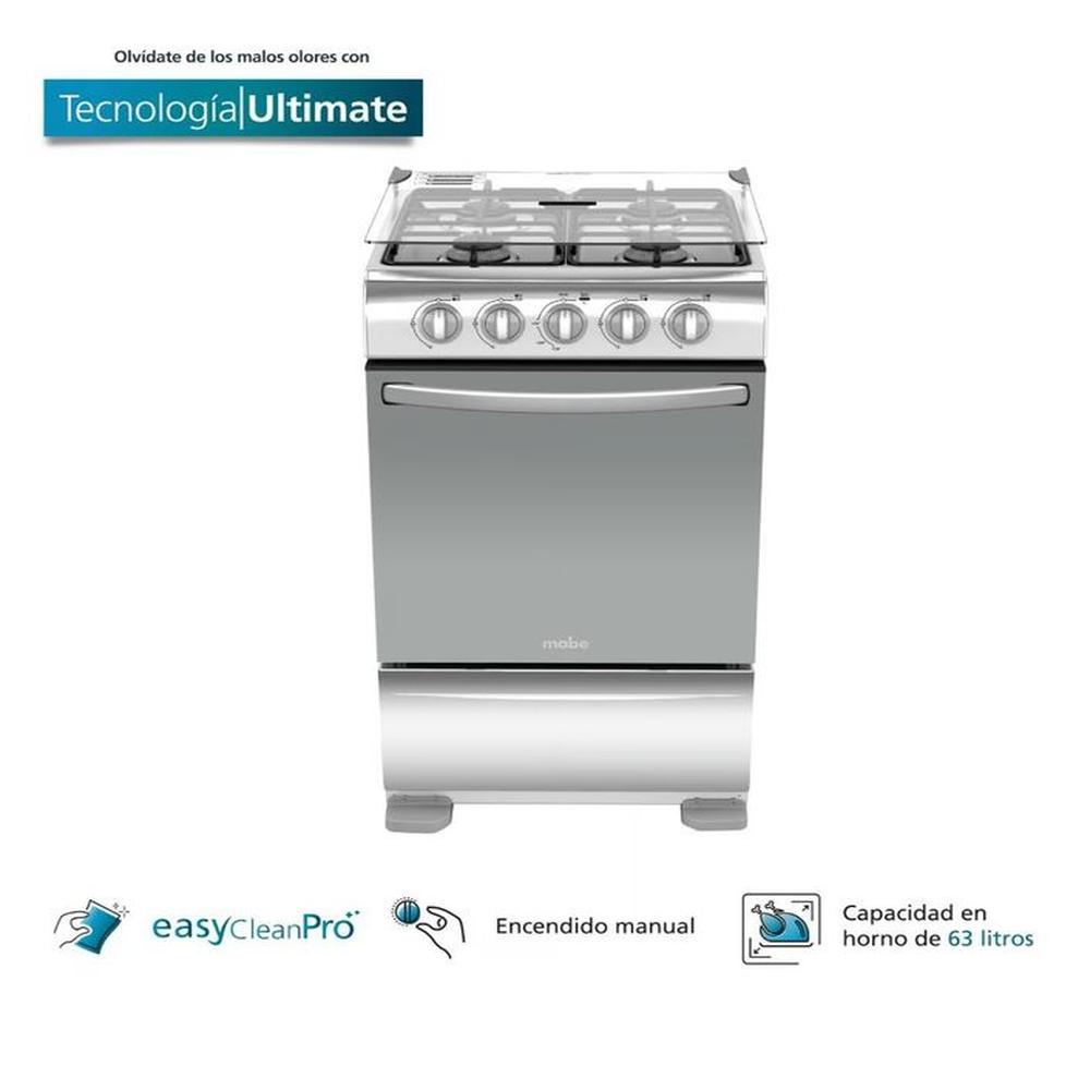 Cocina de Piso a Gas 52 cm Inox Mabe TX5110P2