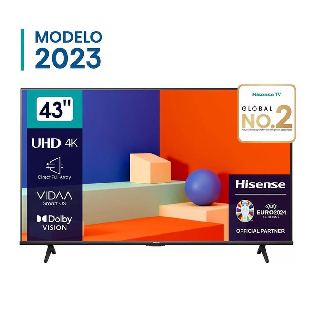 Televisor Hisense 43"" LED Smart UHD 4K VIDAA 43A6K 2023