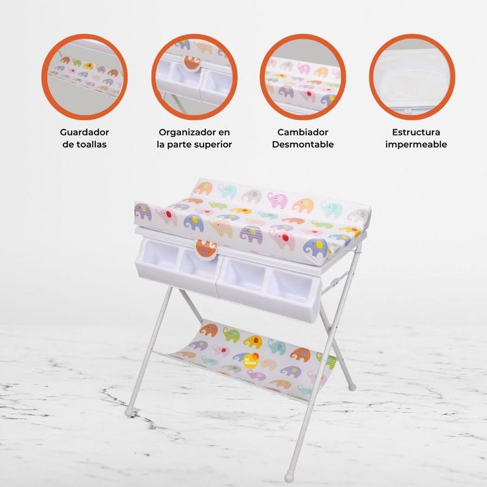 Bañera 2 Pisos Plegable »ELEFANTES»