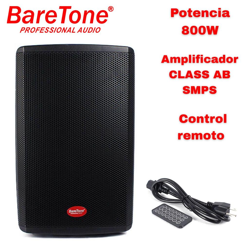 Parlante Activo Baretone MAX 15H Woofer de 15 pulgadas 800 Watts conexiones XLR