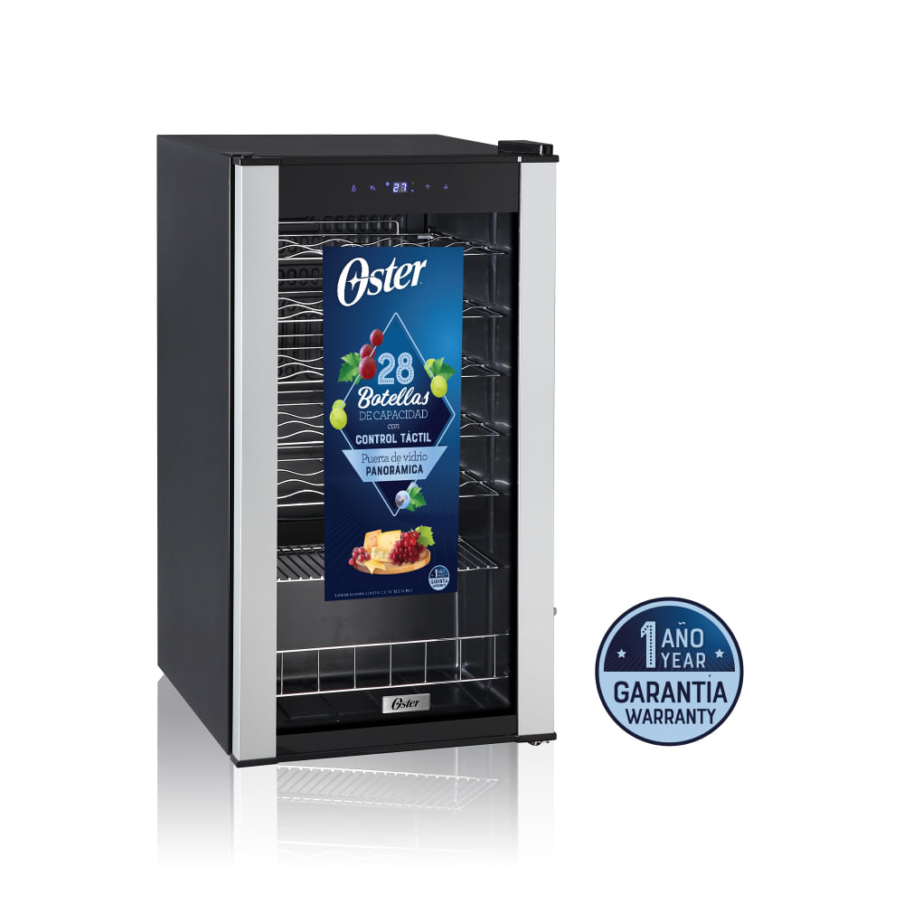 Vinera Oster 28 Botellas C180OS-PWCC2800B Negro