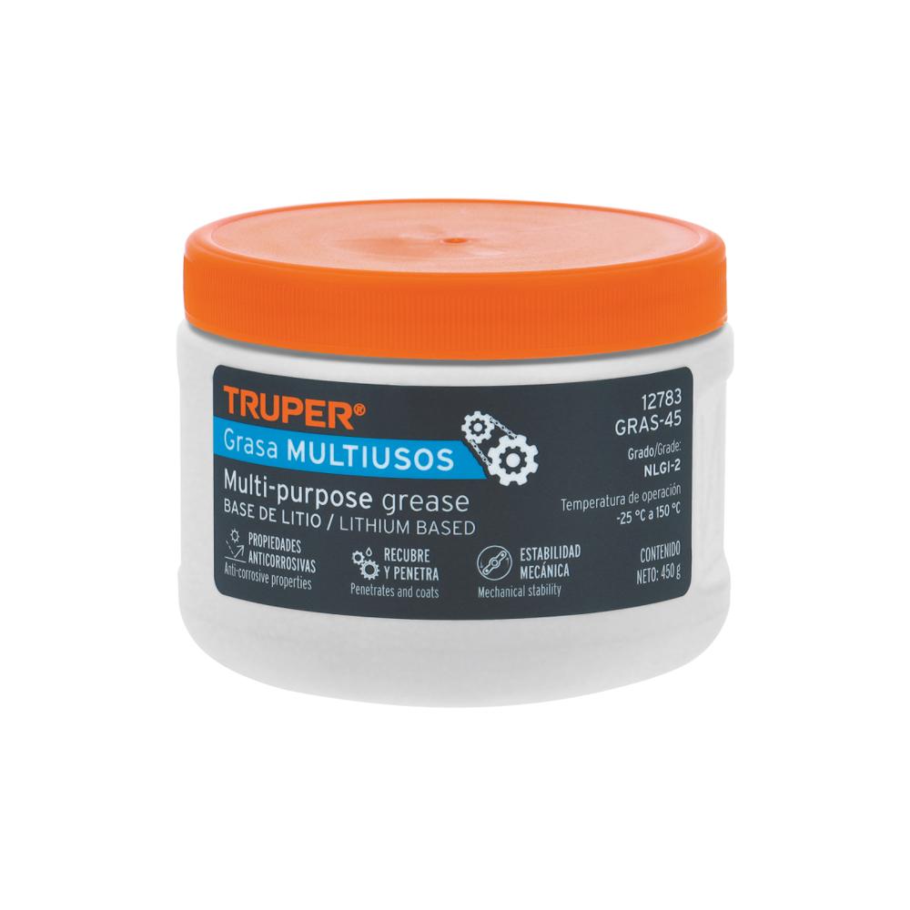 Grasa Base Litio 450gr Lubricante Multiusos 12783 Truper