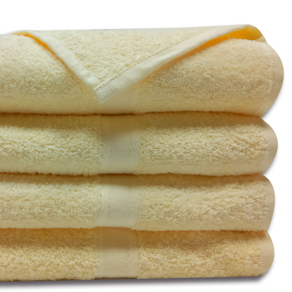 Toalla de Baño Algodón Amarillo 480gr 70 x 140 cm Free Home Toalla de Baño Algodón Amarillo 480gr 70 x 140 cm Free Home