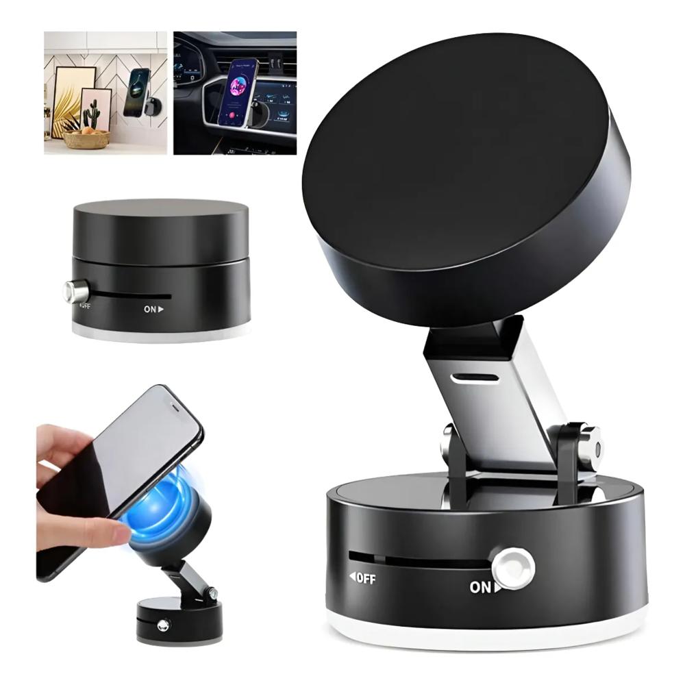 Holder Magnético Plegable Auto Casa Para Celular Con Succion