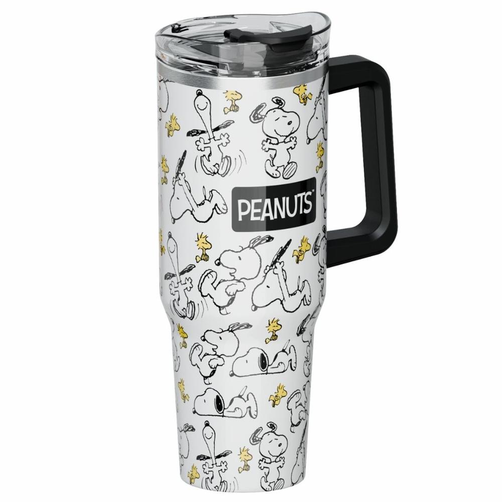 Mug termo Snoopy con asa Chibi 1200 ml blanco