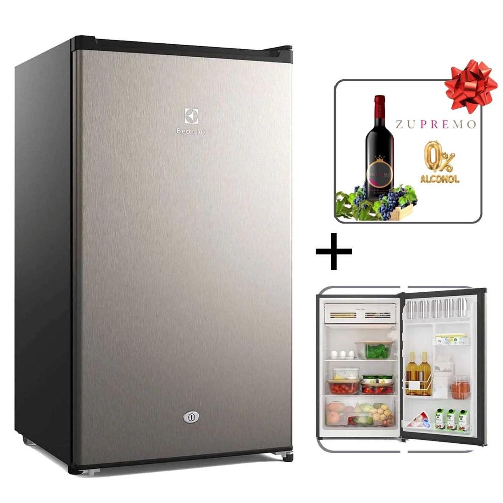 Combo Frigobar Electrolux 90L Premium Gris ERD090G2HWG + Zumo integral de uva Borgoña Zupremo 750 ml