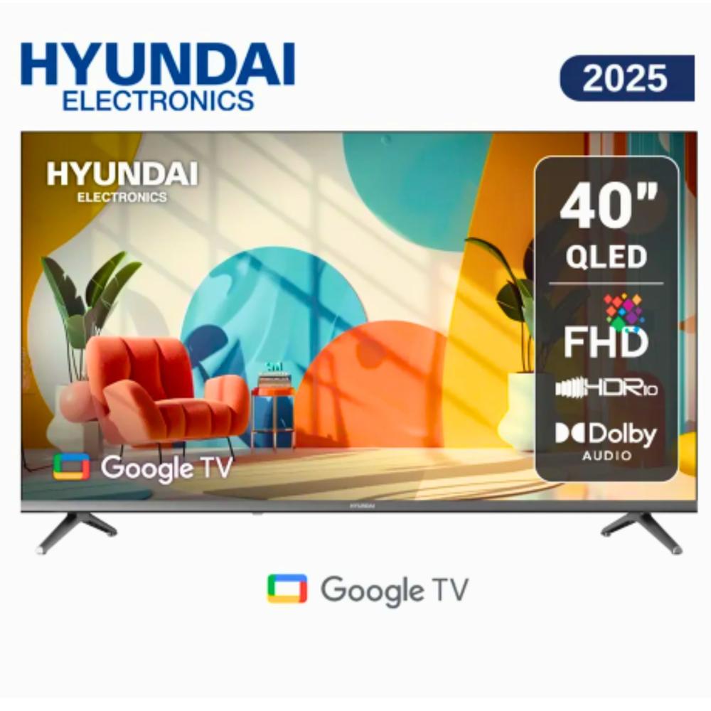Televisor Hyundai 40 QLED FHD Google Tv HYLED4029QG