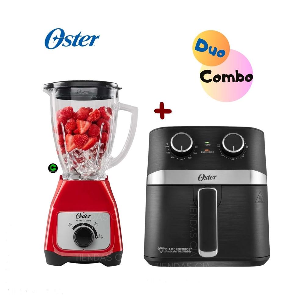 Combo Oster Licuadora BLSTKAGRRD 1.5 L y Freidora de Aire