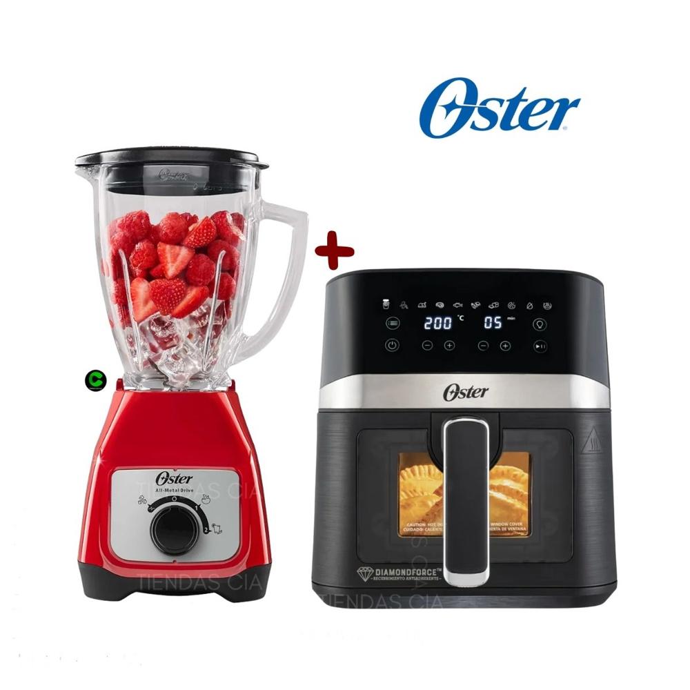 Combo Oster Licuadora BLSTKAGRRD y Freidora de Aire 4L CKSTAF40WDDF