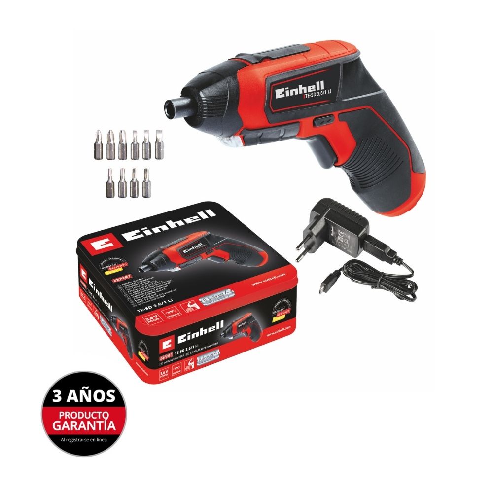 Atornillador Einhell TE-SD 3,6/1 LI 3.6V Atornillador Einhell TE-SD 3,6/1 LI 3.6V