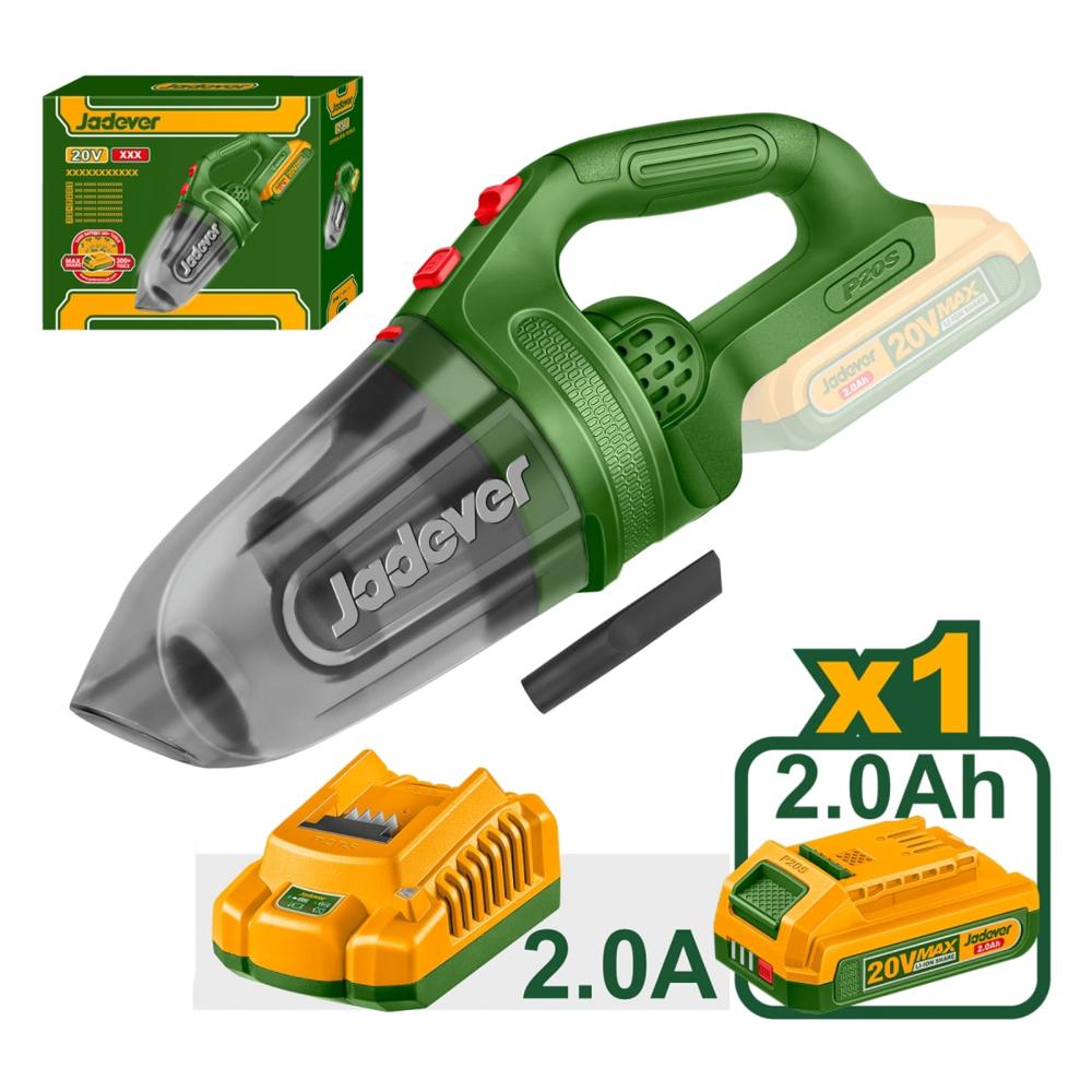 Aspiradora 0.45 litros 20v + bateria y cargador Jadever JDLV20201