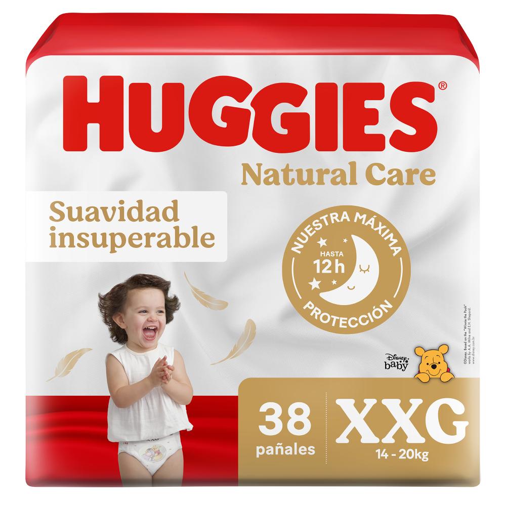 Pañales para Bebé HUGGIES Natural Care XXG Paquete 38un Pañales para Bebé HUGGIES Natural Care XXG Paquete 38un