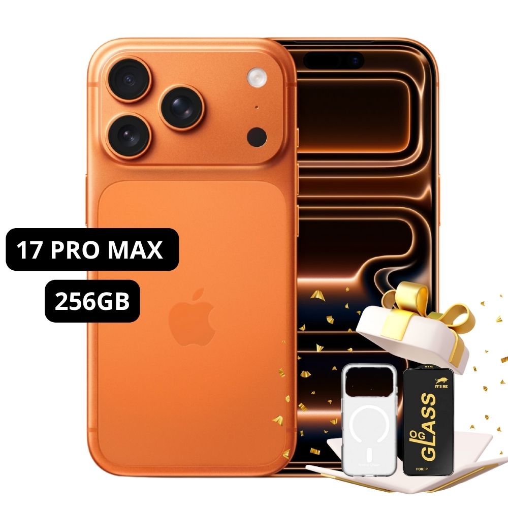 Iphone 17 Pro Max Esim 256GB Cosmic Orange - Incluye Mica y Case de Regalo