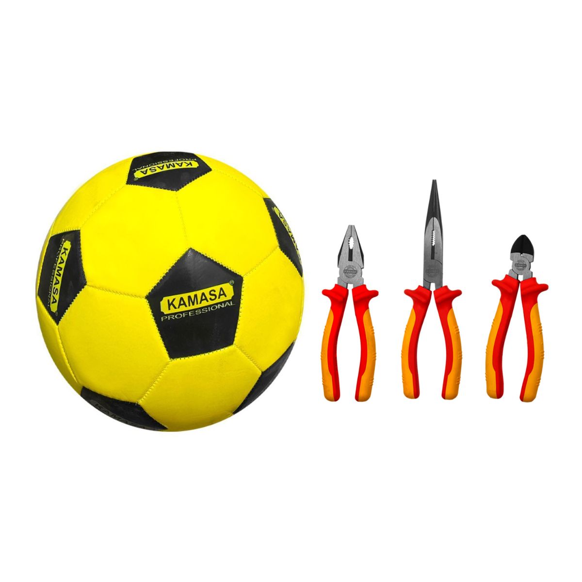 Juego de Alicates Aislante CR-V 3 Pzs KM2167 Kamasa - Pelota