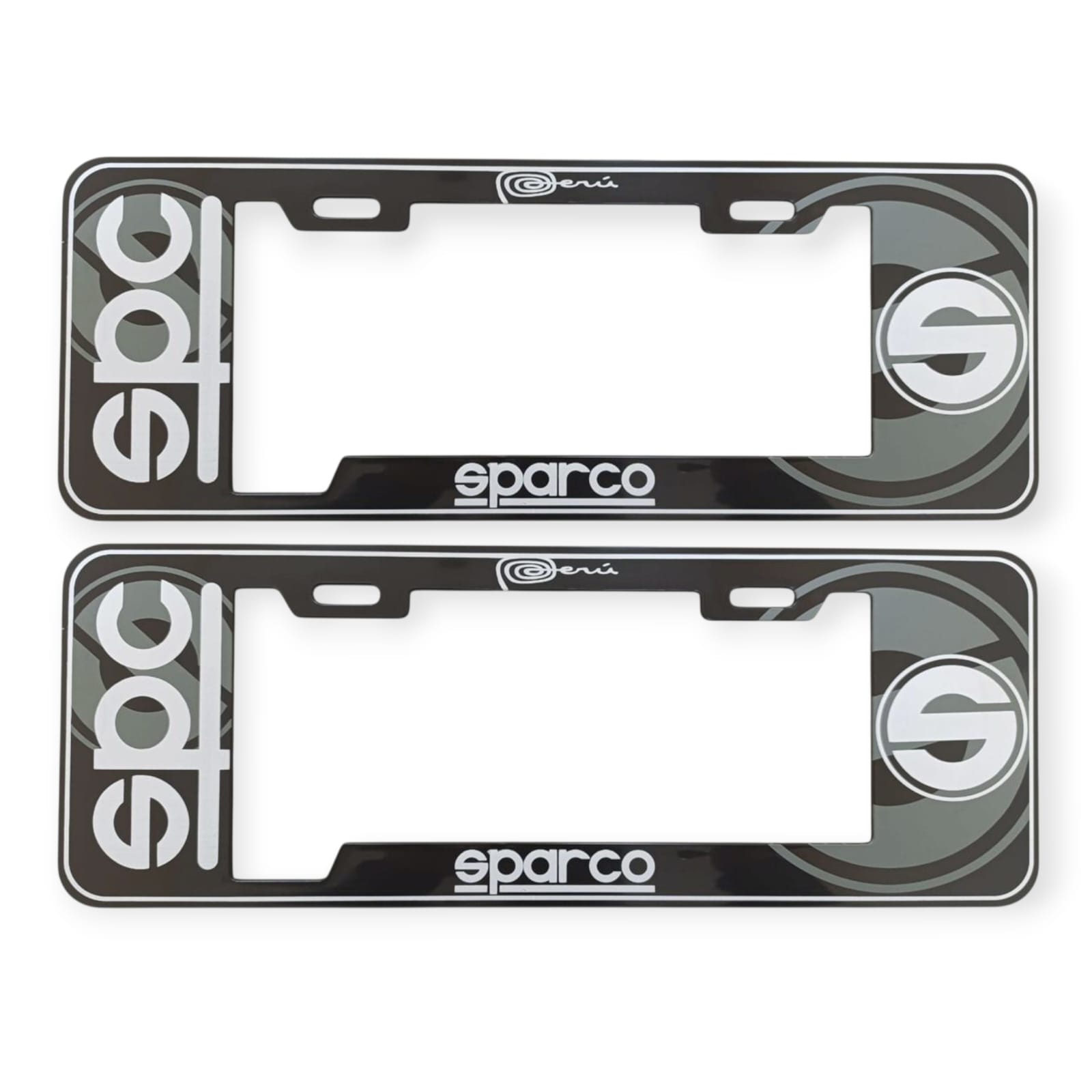 Porta Placa Modelo Europeo Sparco Universal Azul