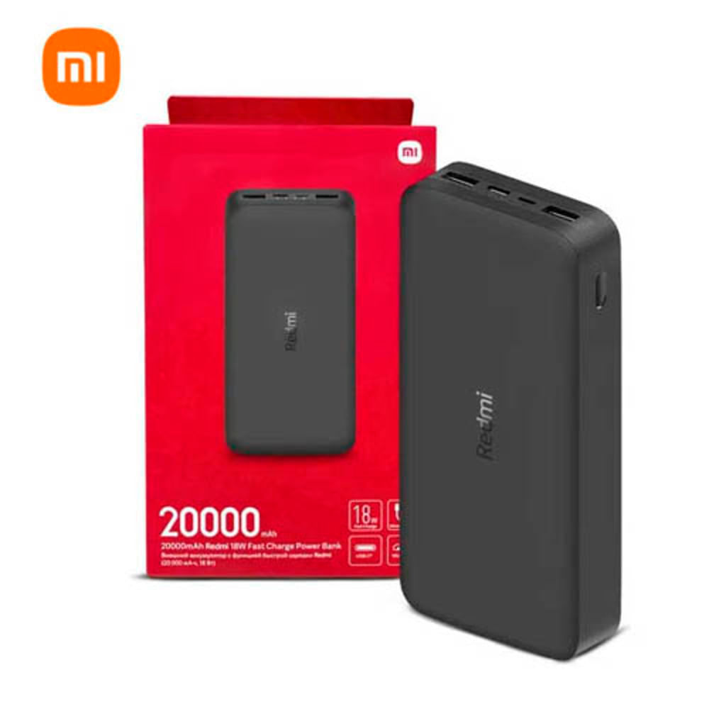 Xiaomi Power Bank Redmi 20000 mAh 18W Negro Fast Charge