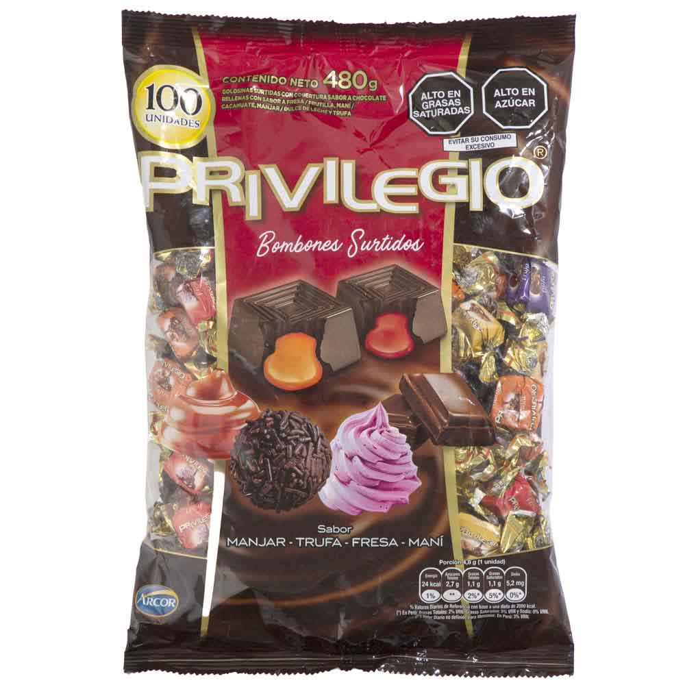 Bombón ARCOR Privilegio Paquete 480g