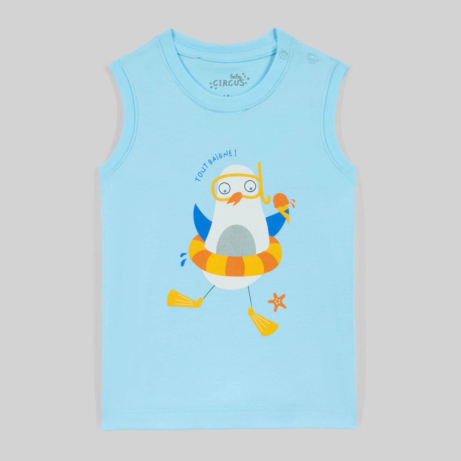 Polo Para Bebe Niño Baby Circus Psm Print