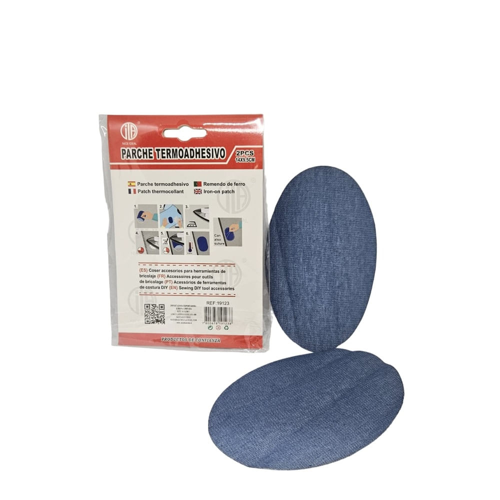 Parche Para Codera y Rodillera Termoadhesivas Denim Lavado