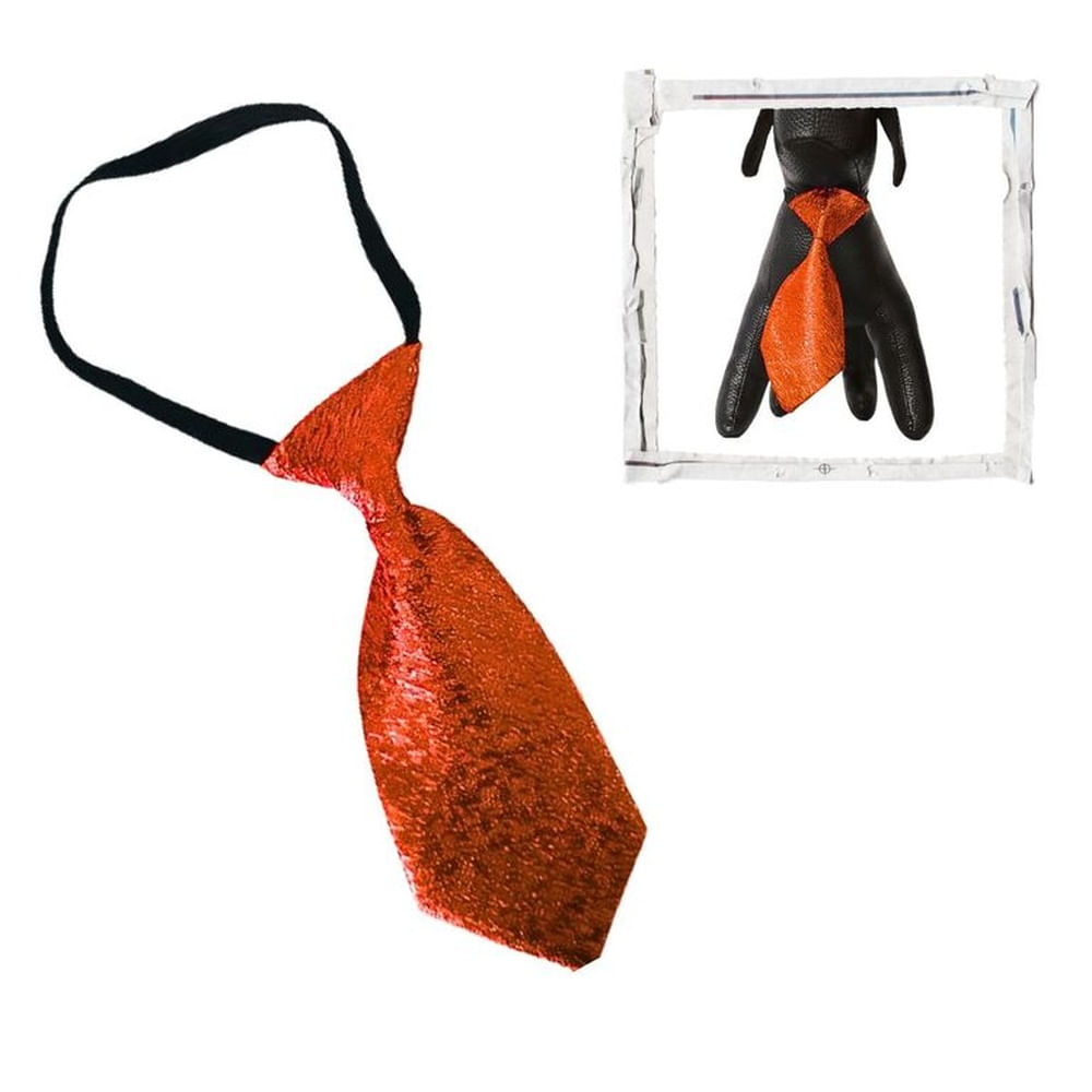 CORBATA PARA MASCOTA BRILLANTE ROJA