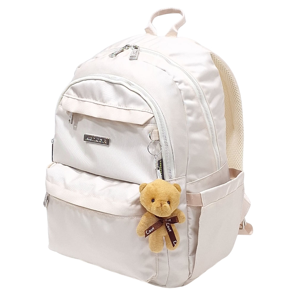 Mochila Modelo Alondra Kengar - Crema Claro