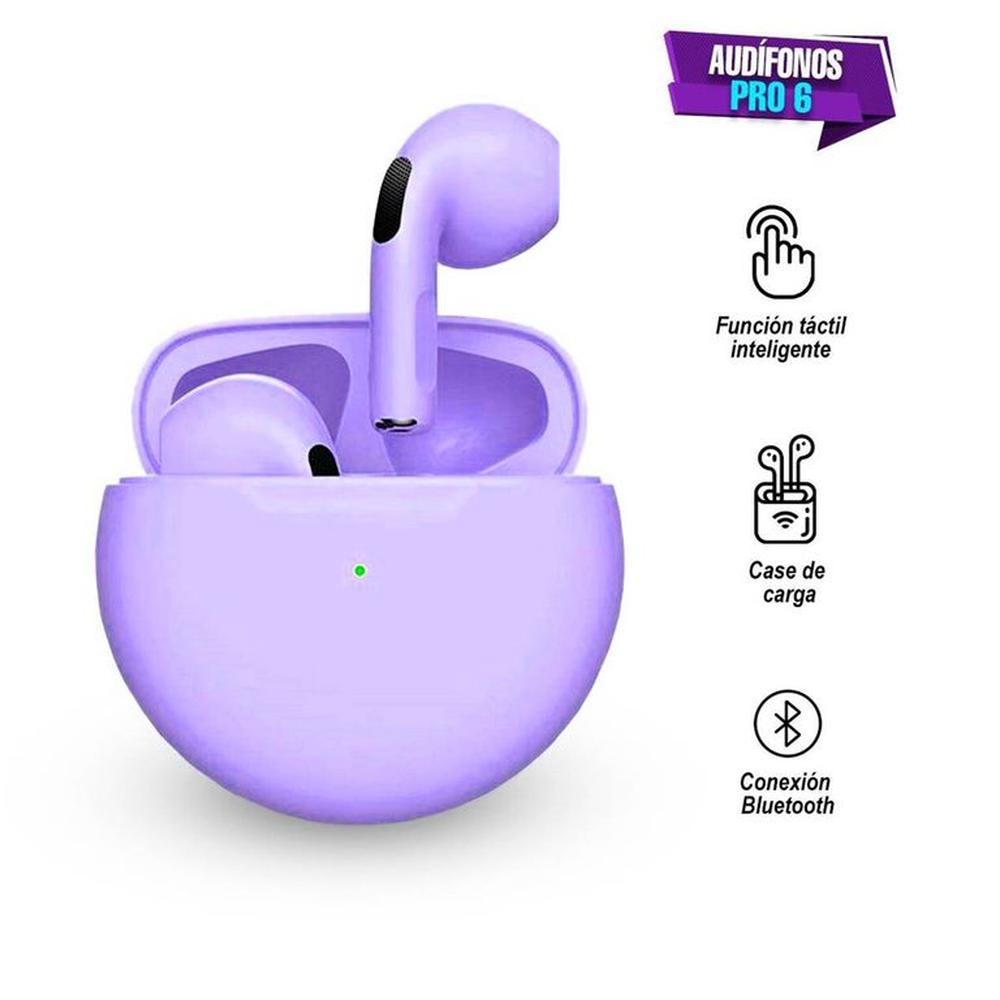 AUDIFONOS BLUETOOTH PRO 6 LILA