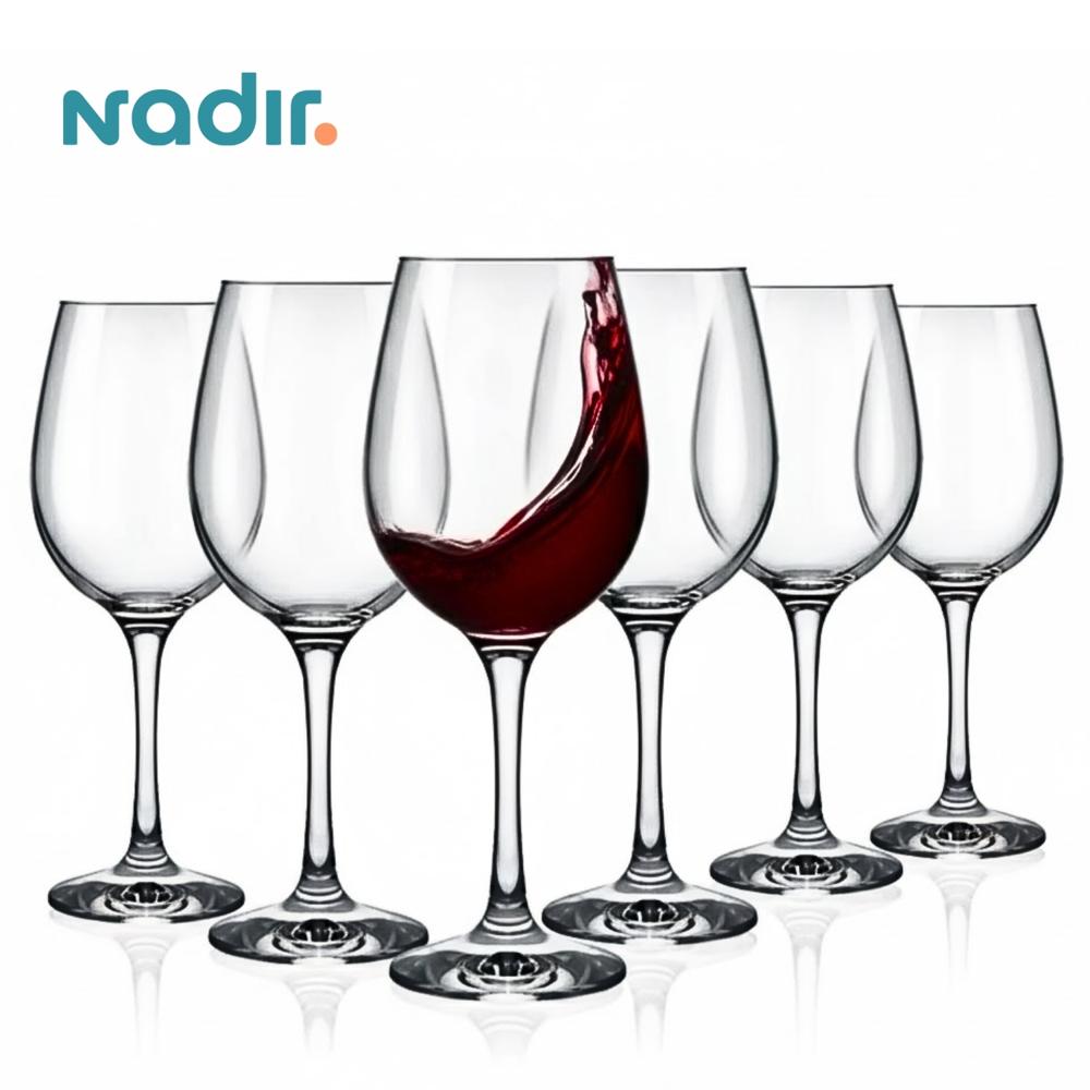 Set de Copas para Vino 385ml, Pack x6 Copas Nadir