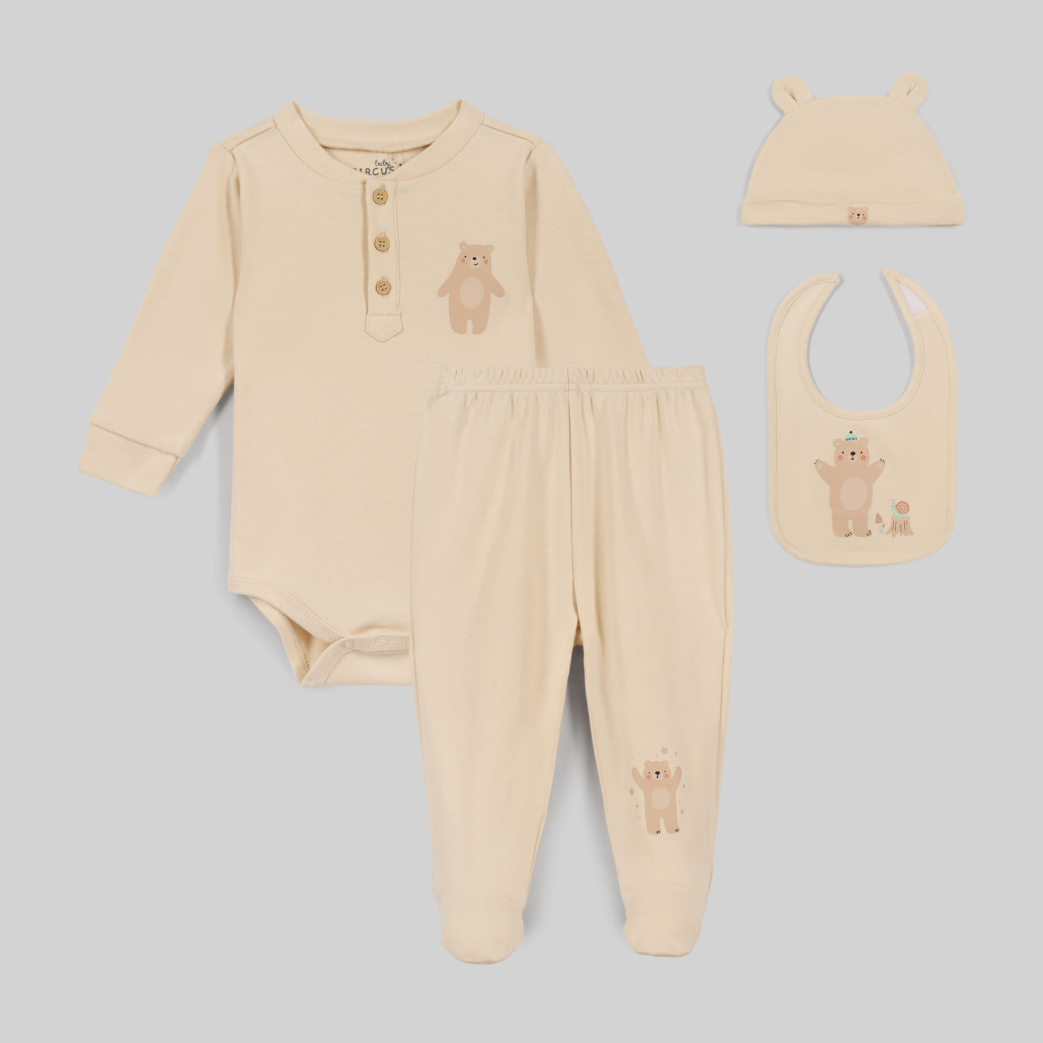 Pack Para Bebe Recien Nacido Baby Circus Clinical