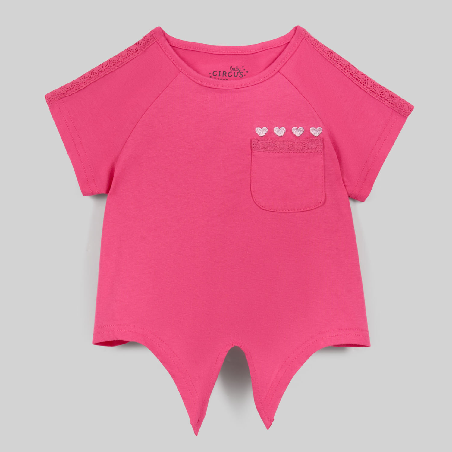 Polo Para Bebe Niña Baby Circus Sweet Bows Pocket