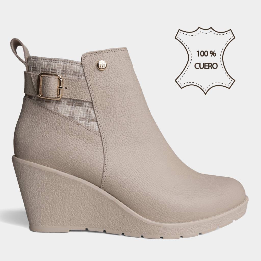 Botines Mujer TOP MODEL TMO-IC0037 Hueso Talla 38