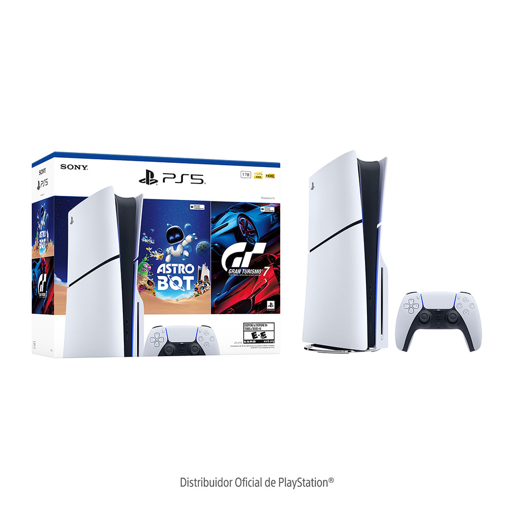 Consola PS5 Standard 1TB Astro Bot + Gran Turismo 7