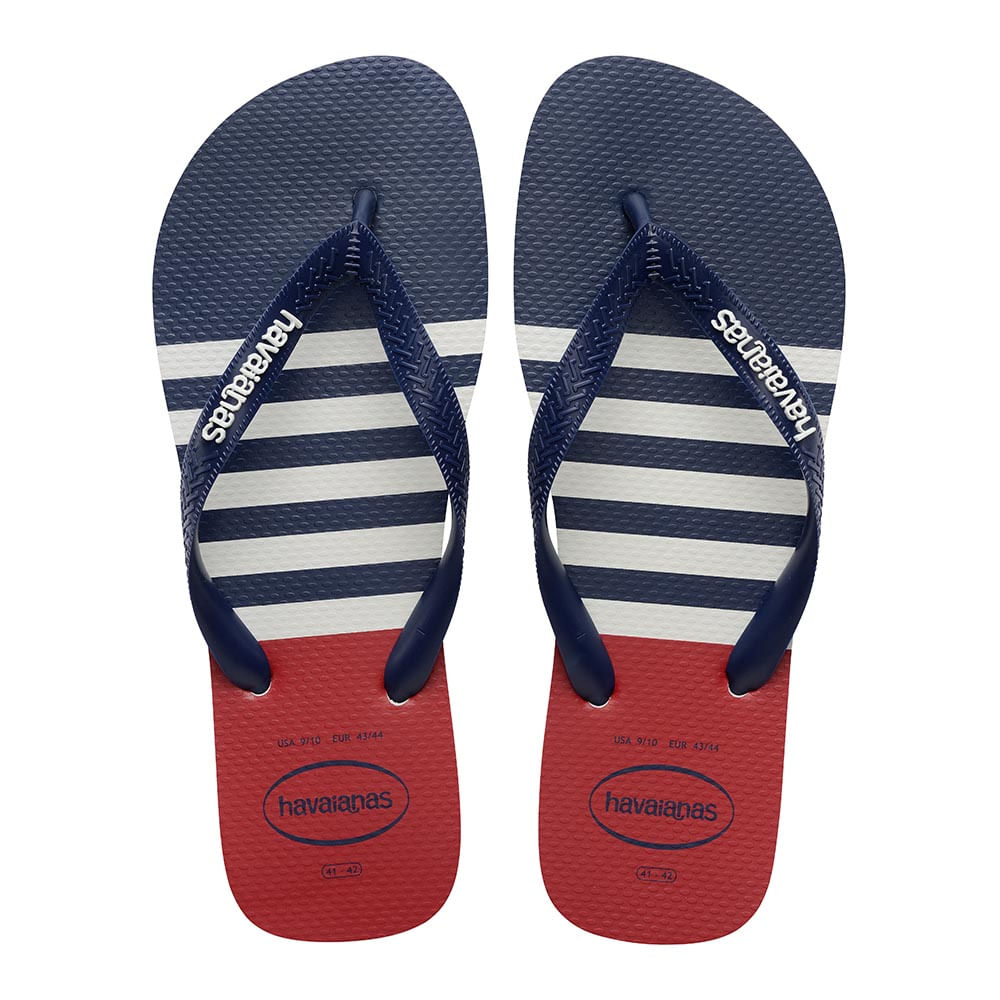 Sandalias Havaianas Hombre Ha4137126 Top Nautical Azul 39